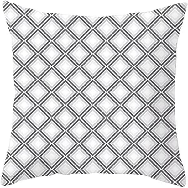 New Style Pillow Black and White Abstract Lines Simple Cushion Cover Living Room Office Sofa Pillow Cover