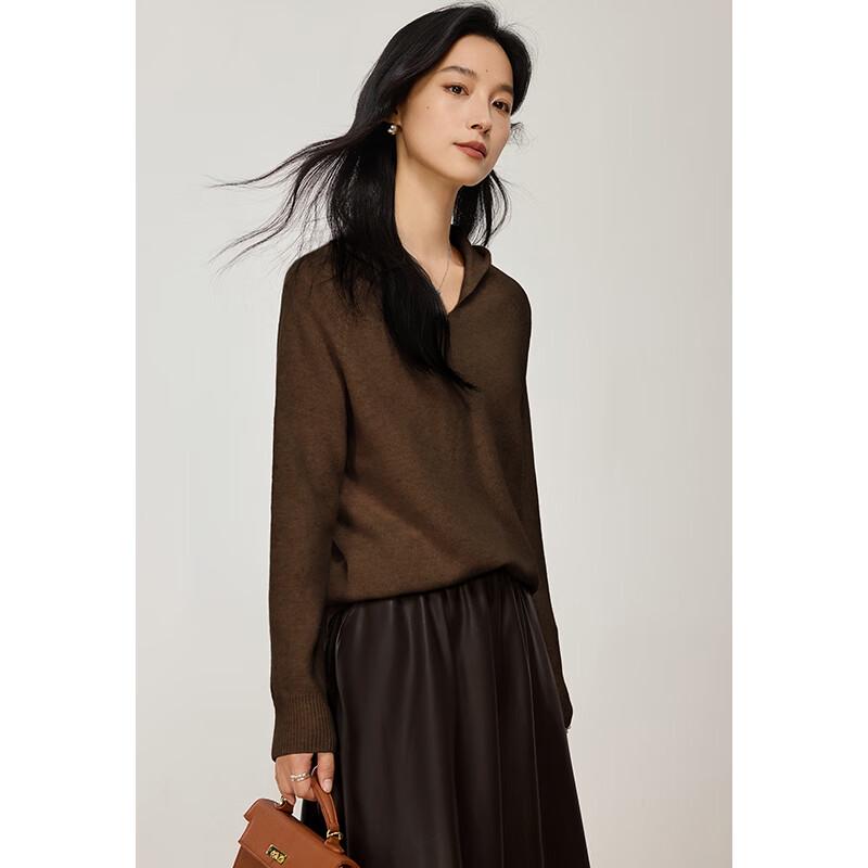 

VICTORIA&VERA Women s Winter Relaxed Fit Hooded Knit Sweater XL