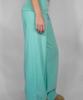 Seobdyudeu Elastic Waist Palazzo Pants (Aquamarine)