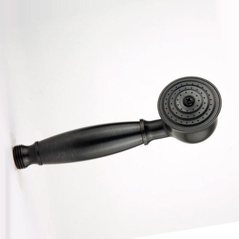 

Хромований ручний тримач, латунь, ручний душ для ванни, замінює мідні аксесуари для душу у ванній кімнаті чорний