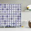 Colorful Modern Shower Curtain 3d Bathroom Curtain With Hooks Decorative Partition Screen 180*240 Polyester Washable Cloth