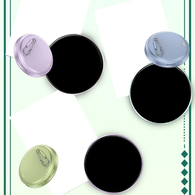 Personalize Electronic Digital Badges LED Animes Pin with Touch Control GIF/Photo/Video Display for Backpacks Decoration