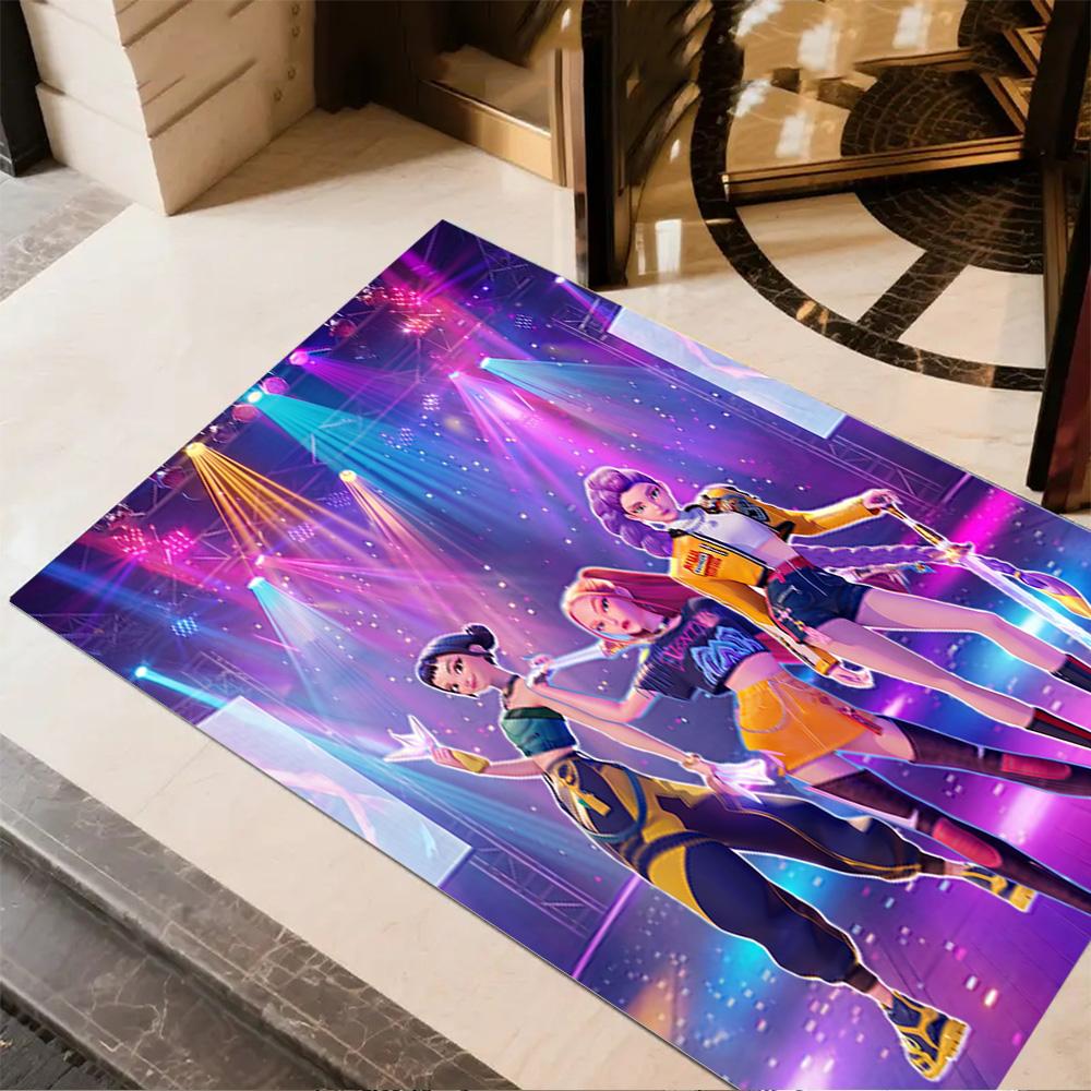 Galactic Fashion Heroes Area Rug Design for Living Rooms Dining Room Foyer Decorate Room Antislip Carpet Anime Office Decor Gift for Festivals