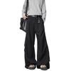 American High Street Pleated Wide-leg Pants Men's Summer Design Sense Niche Scimitar Mopping Pants Drape Versatile Casual Pants