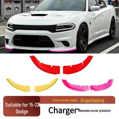 Dodge Challenger (15-22) Protector de Embellecedor de Labio de Parachoques Delantero