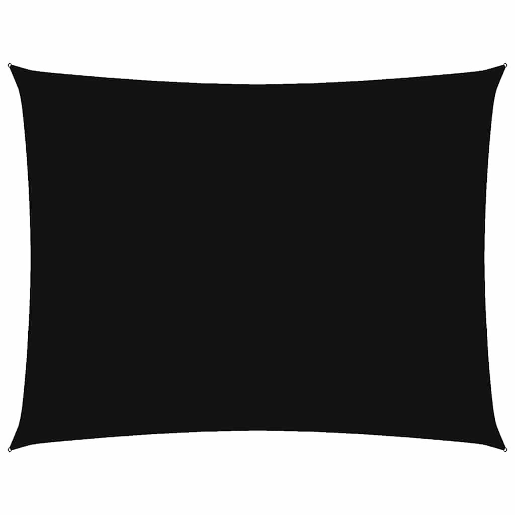 Vidaxl Prostokątny Żagiel Ogrodowy, Tkanina Oxford, 3,5X5 M, Czarny