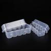 3ML/10mL 10-Slot Vial Storage Case Plastic Stackable Microtube Storage Box Clear Freezer Tube Box Diabetic Supplies