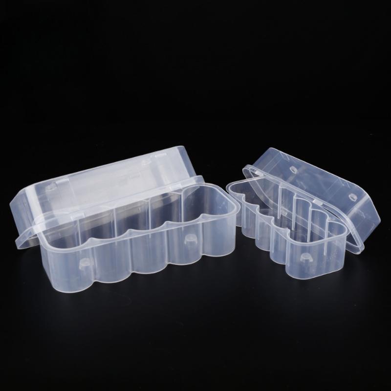 3ML/10mL 10-Slot Vial Storage Case Plastic Stackable Microtube Storage Box Clear Freezer Tube Box Diabetic Supplies