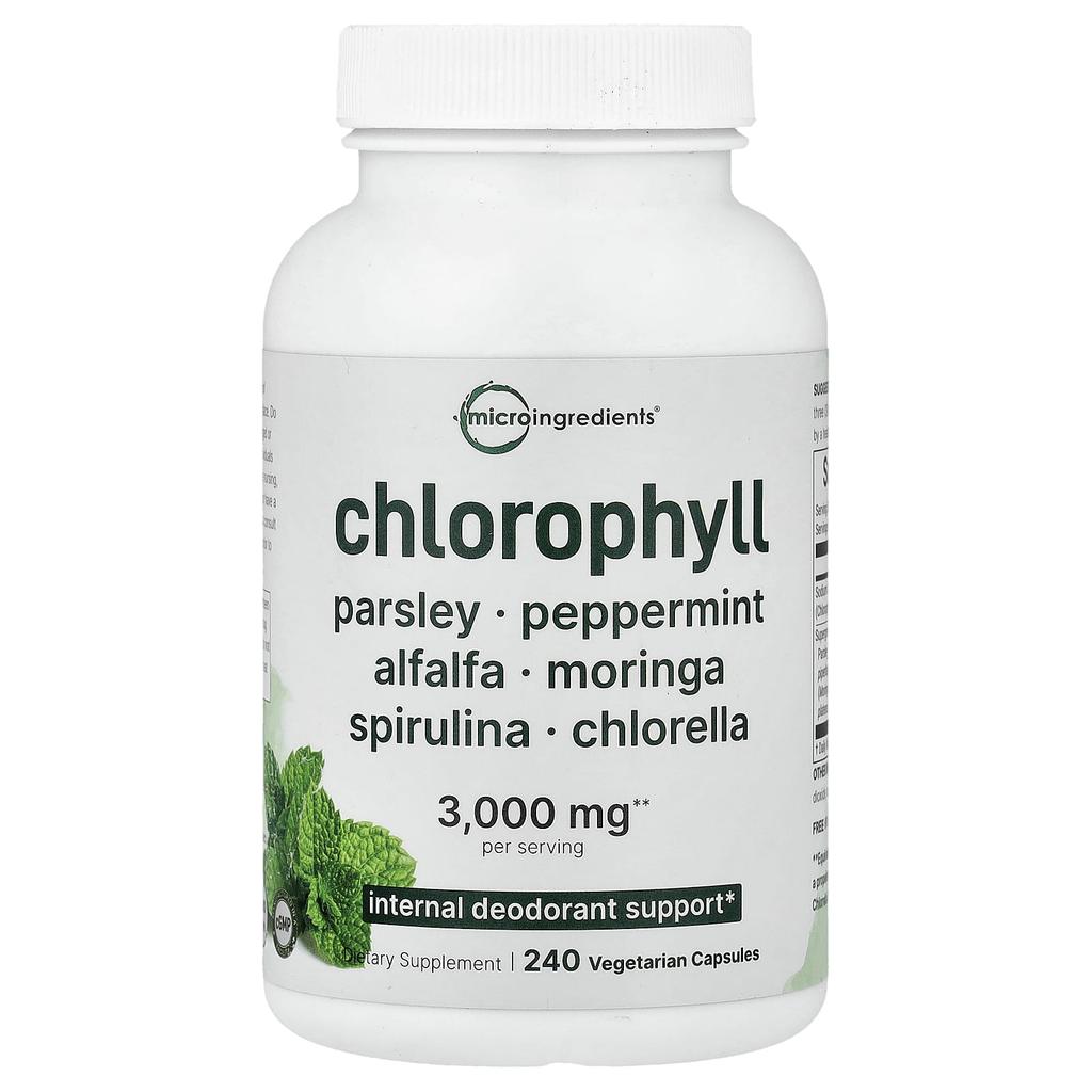 Micro Ingredients Chlorophyll, 240 Veggie Capsules