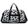 OLOMM Cow Print Sports Travel Shoulder Bag Set