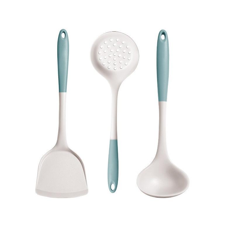 Cooking Silicone Strainer Food Non-Stick Heat-Resistant Colander Spoon Skimmer Strainer Cooking Kitchen Tools