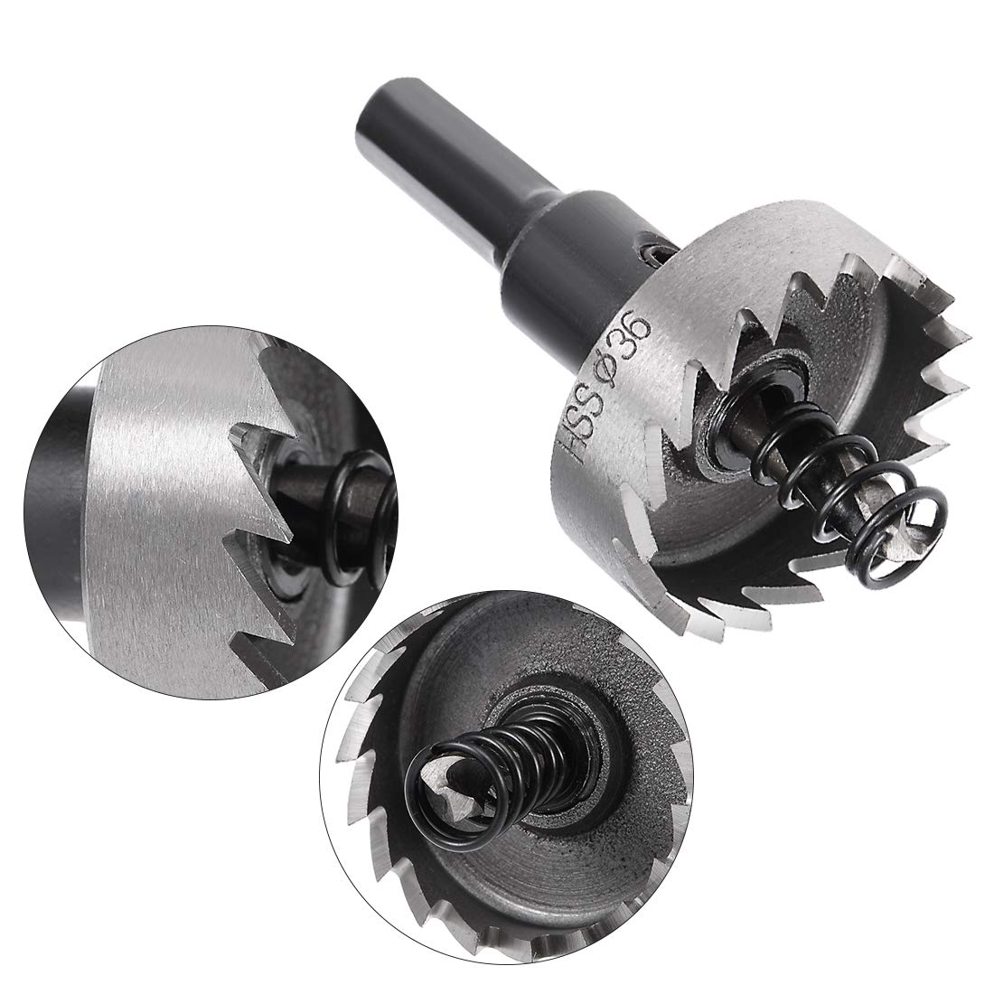

1pc HSS Carbide Tip Hole Saw - 12-16mm Diameter, Fits Stainless Steel/Metal/Alloy, Woodworking Tool Applicable 12mm&Round