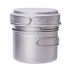 Gongziyu Titanium Folding Handle Cooking Pot Set