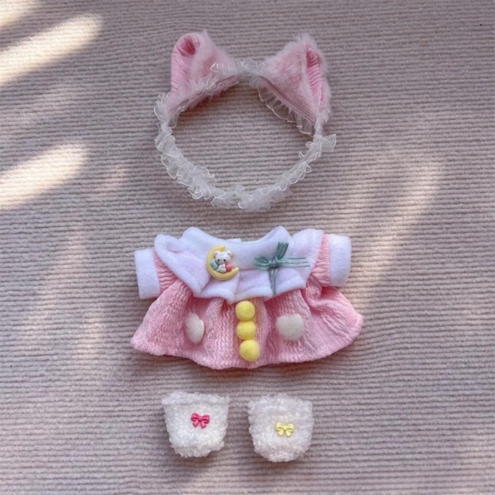 20cm Plush Doll Clothes Accessories Plush Doll Clothes Replacement Outfit Doll Mini Clothes