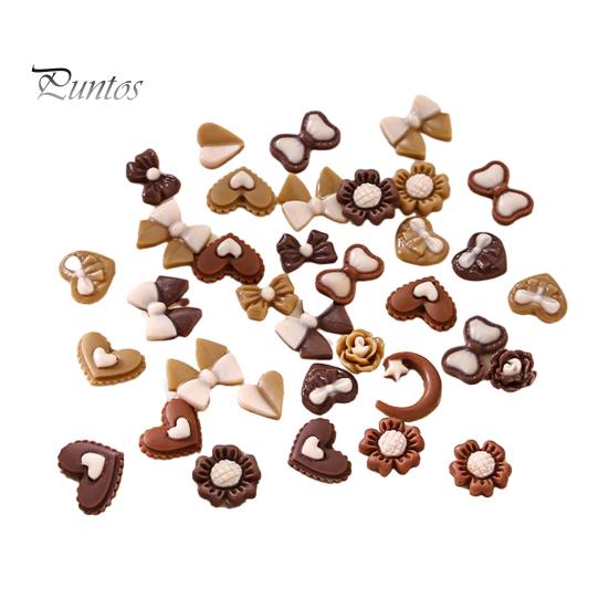 

30 шт./пакет, стразы для ногтей из смолы с камелией, красивые прочные экологически чистые аксессуары для дизайна ногтей с бантом C