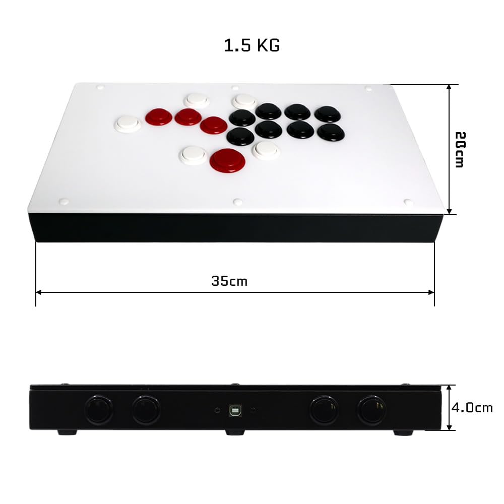 FightBox All Button Leverless Arcade Game Controller for F-PRO PC/PS/SWITCH