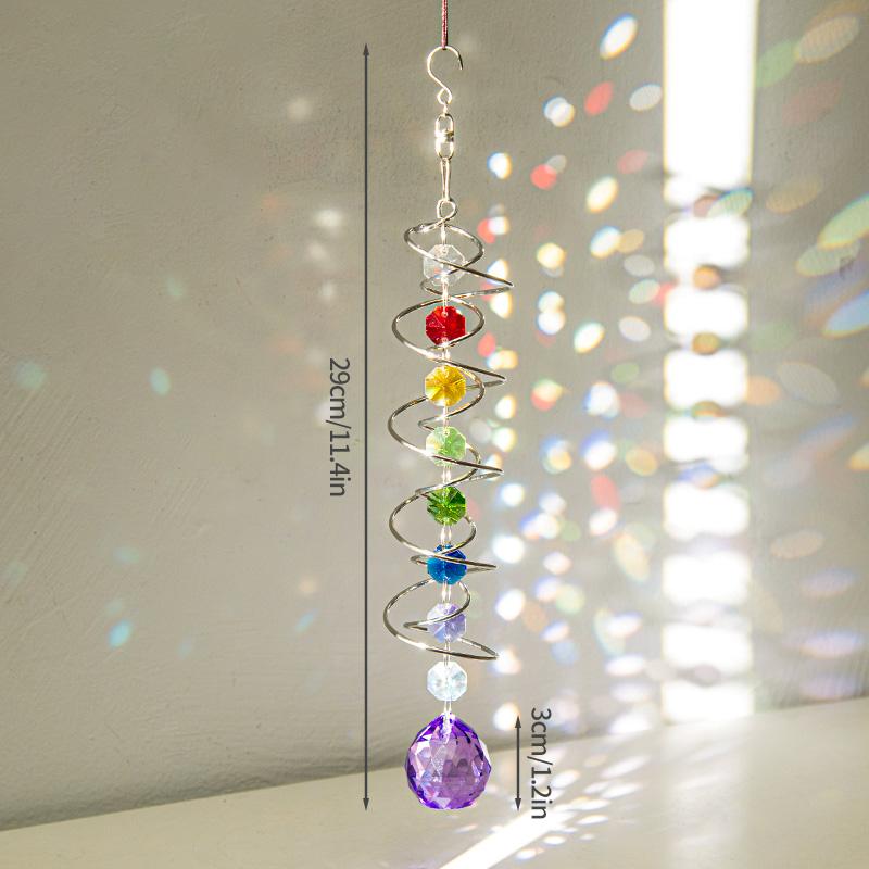 44mm Heart Love Wind Chime Window Outdoor Garden  Crystal Hanging Pendant Suncatcher Diamond Prisms Pendants Home Decoration
