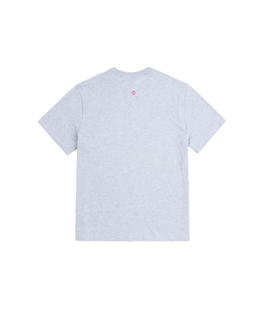 HELLO SUNRISE Hs Travel Photo Tee_3% Melange Gray