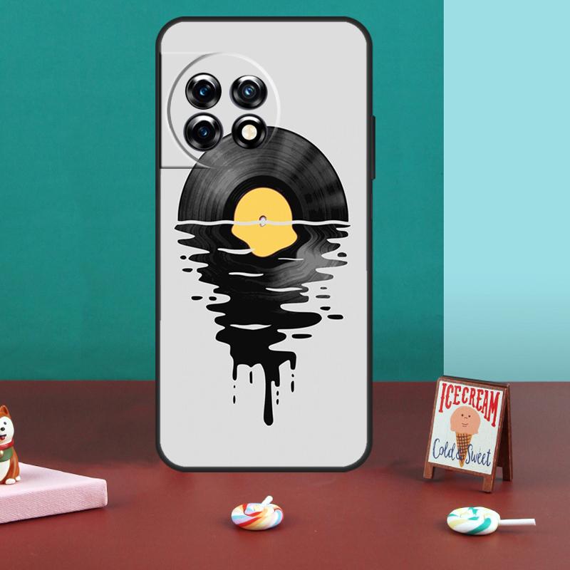 Vinyl Record Retro For OnePlus 13R 12R 10R 13T 10T 8T 11 12 13 15 Case For OnePlus Nord 5 CE 2 3 4 Lite N20 N30