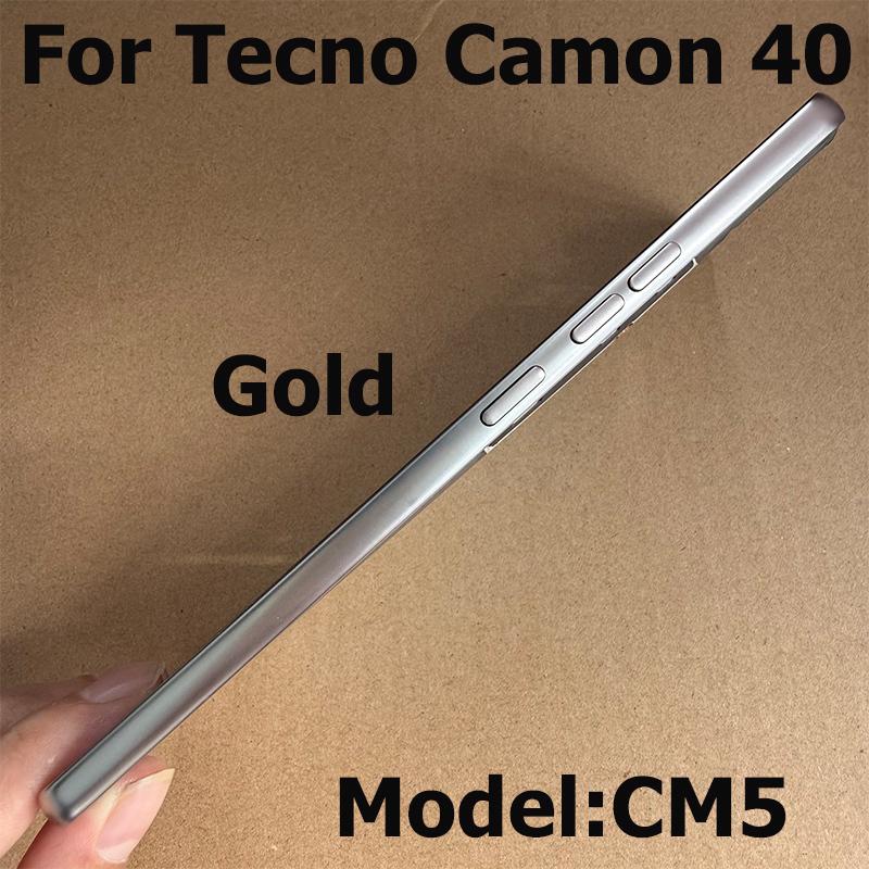 6.78" For Tecno Camon 40 Middle Frame Front Bezel Lcd Holder Rear Plate Chassis Replacement CM5
