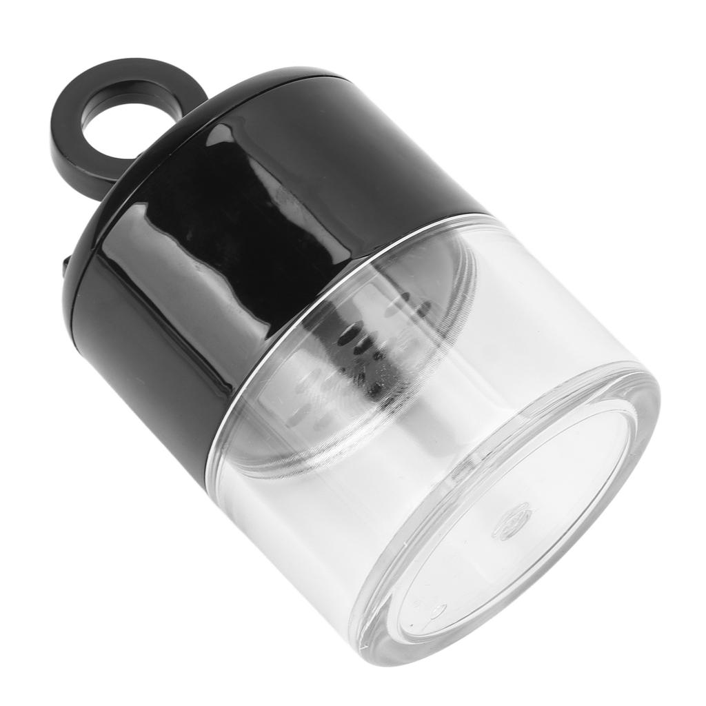 Loose Powder Empty Box Mini Portable Empty Makeup Powder Container with Flocking Puff (Mushroom Shape)