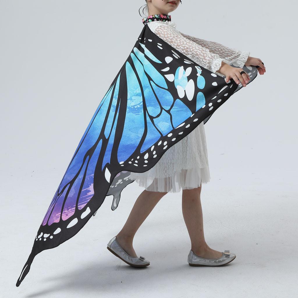 Children's Butterfly Shawl Lady Cape Costume Accessory