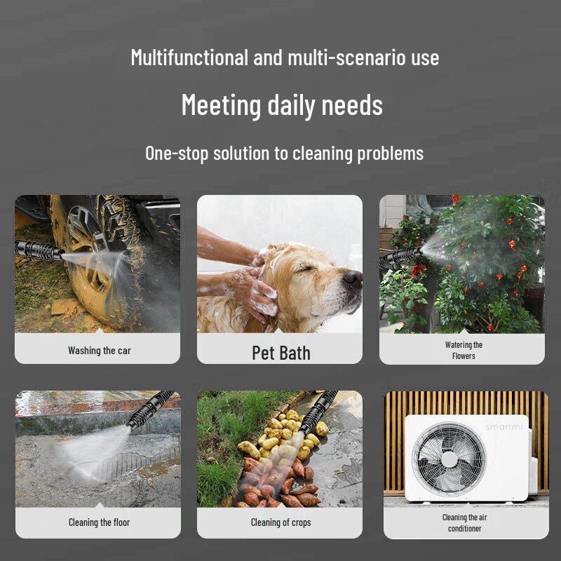 Tragbare Hochleistungs-Kabellose Auto-Wasch-Drucksprühpistole