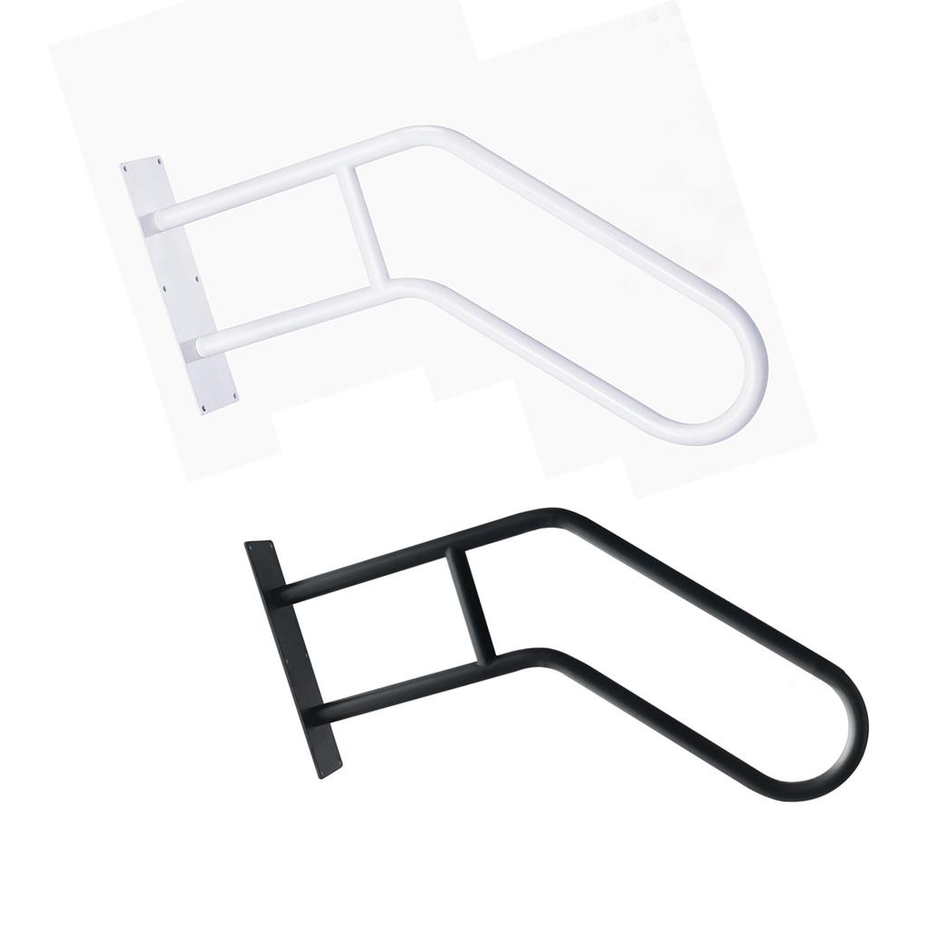 Outdoor Steps Handrails 1-3 Step Exterior Porch Stair U Shaped Wall Mount Safety Grab Bars for Elder