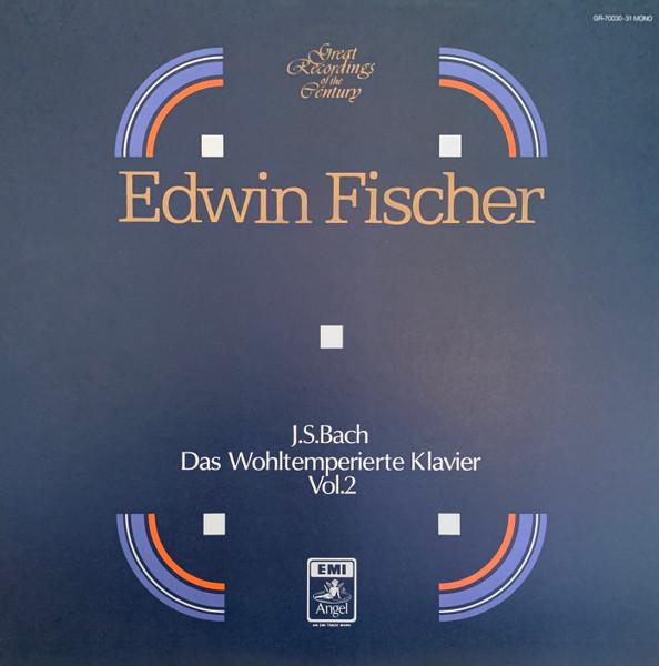 LP Record EDWIN FISCHER  J. S. Bach Das Wohltemperierte Kla GR7003031 ANGEL Japan Obi Classical Used