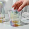 Rainbow Fuji Mountain Glass Cup Unique Design Fairy Whiskey Coffee Cup
