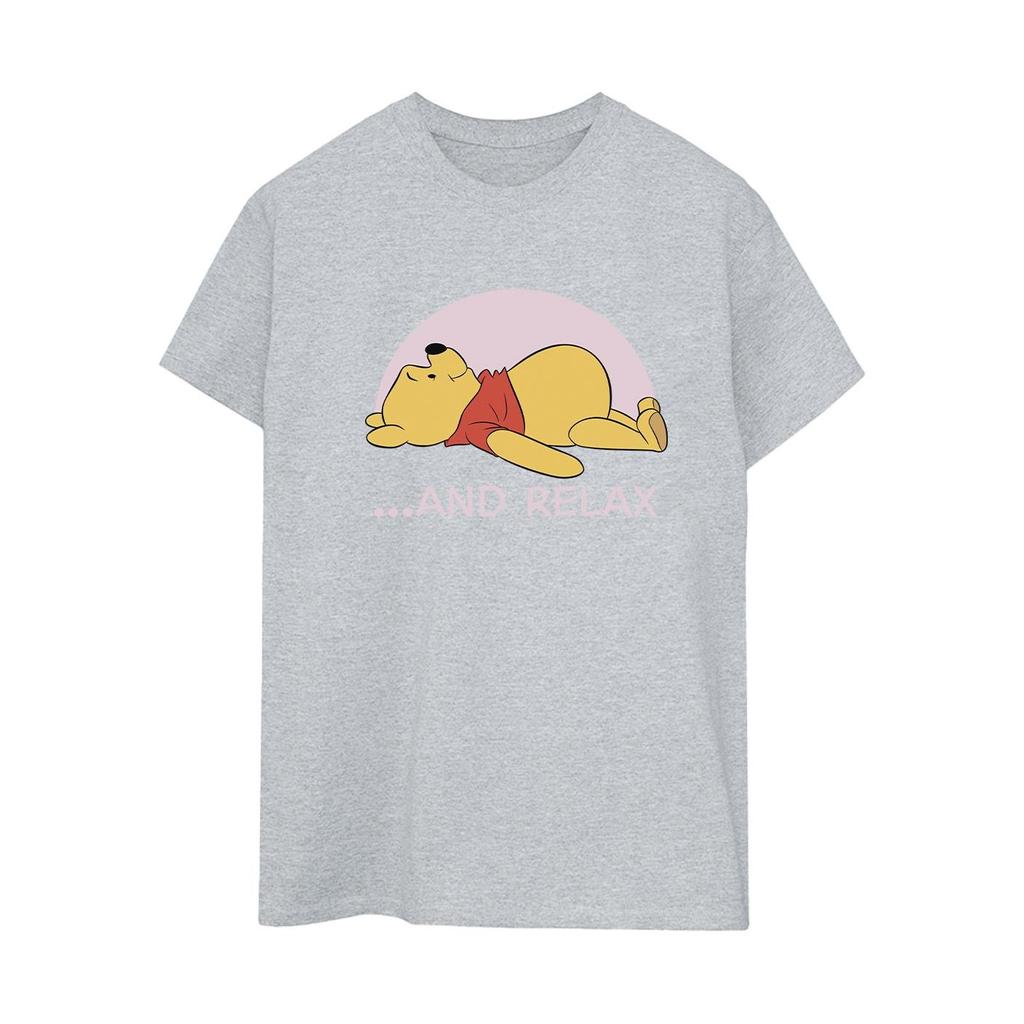 Disney Womens/Ladies Winnie The Pooh Relax Cotton Boyfriend T-Shirt