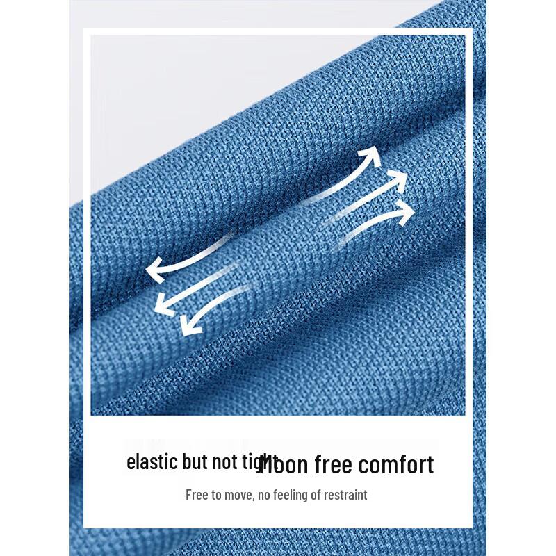 Septwolves Men's 100% Cotton Long-Sleeve Polo T-Shirt