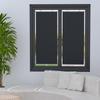Retractable Titanium Silver Sunshade: No-Drill Full Blackout Car Curtain