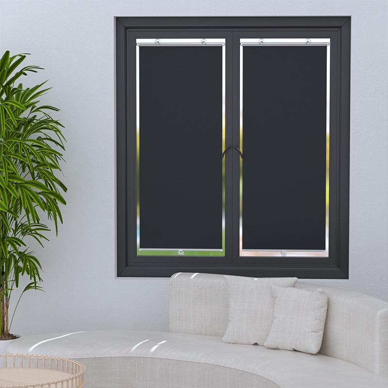Retractable Titanium Silver Sunshade: No-Drill Full Blackout Car Curtain