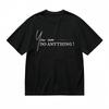 Men's Trend Breathable Classic T-Shirt Handwritten Empowerment Slogan Tee