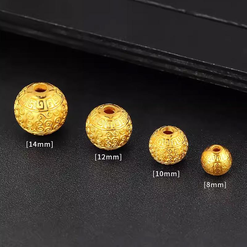 Pozłacane koraliki chmurki Ręcznie robiona bransoletka na szczęście Akcesoria dla mężczyzn i kobiet