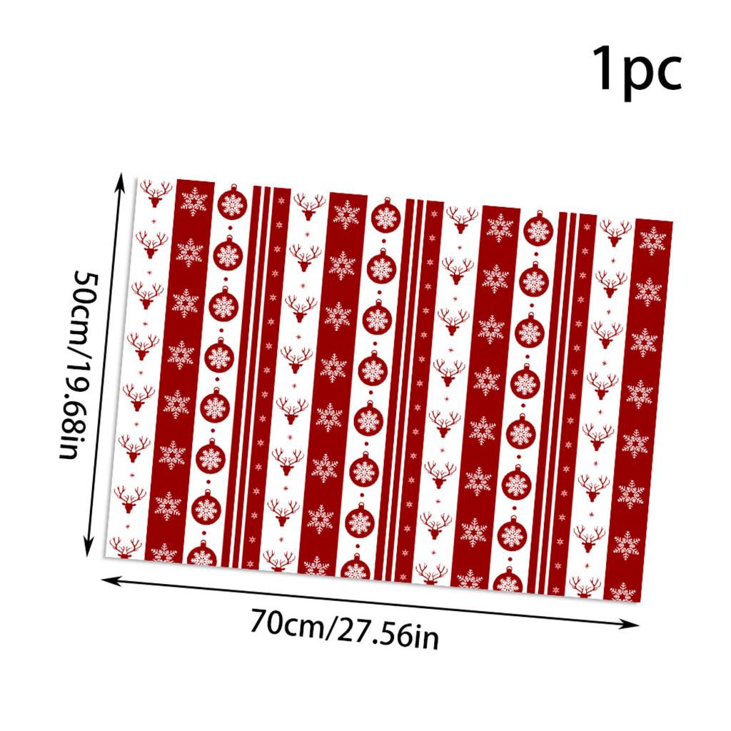 Christmas Gift Wrapping Paper, Handmade DIY Gift Box Party Supplies
