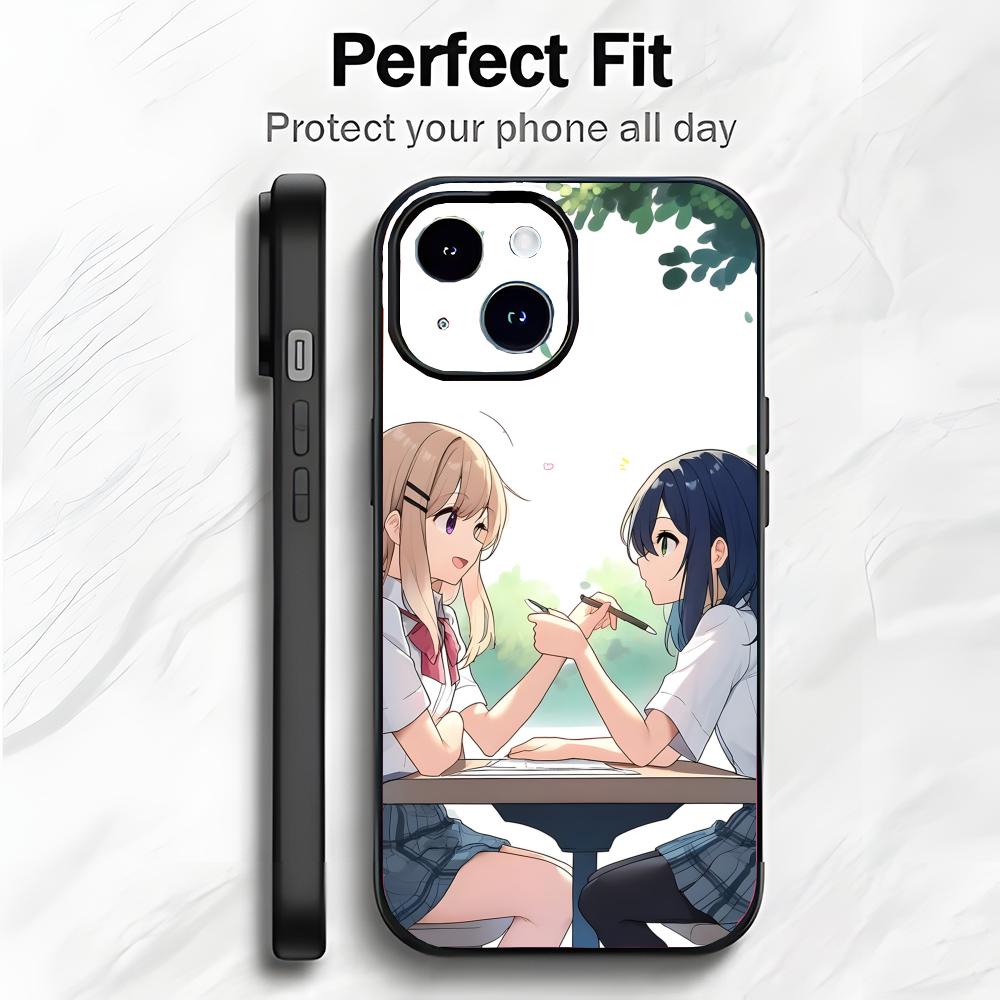 Sweet Yuri Anime A-Adachi and Shimamura Phone Case Phone Case Soft Packaging Lightweight For iPhone17 16 15 14 13ProMax