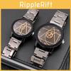 Stylish Quartz Alloy Band Couples Watch Fashionable Design For Men And Women