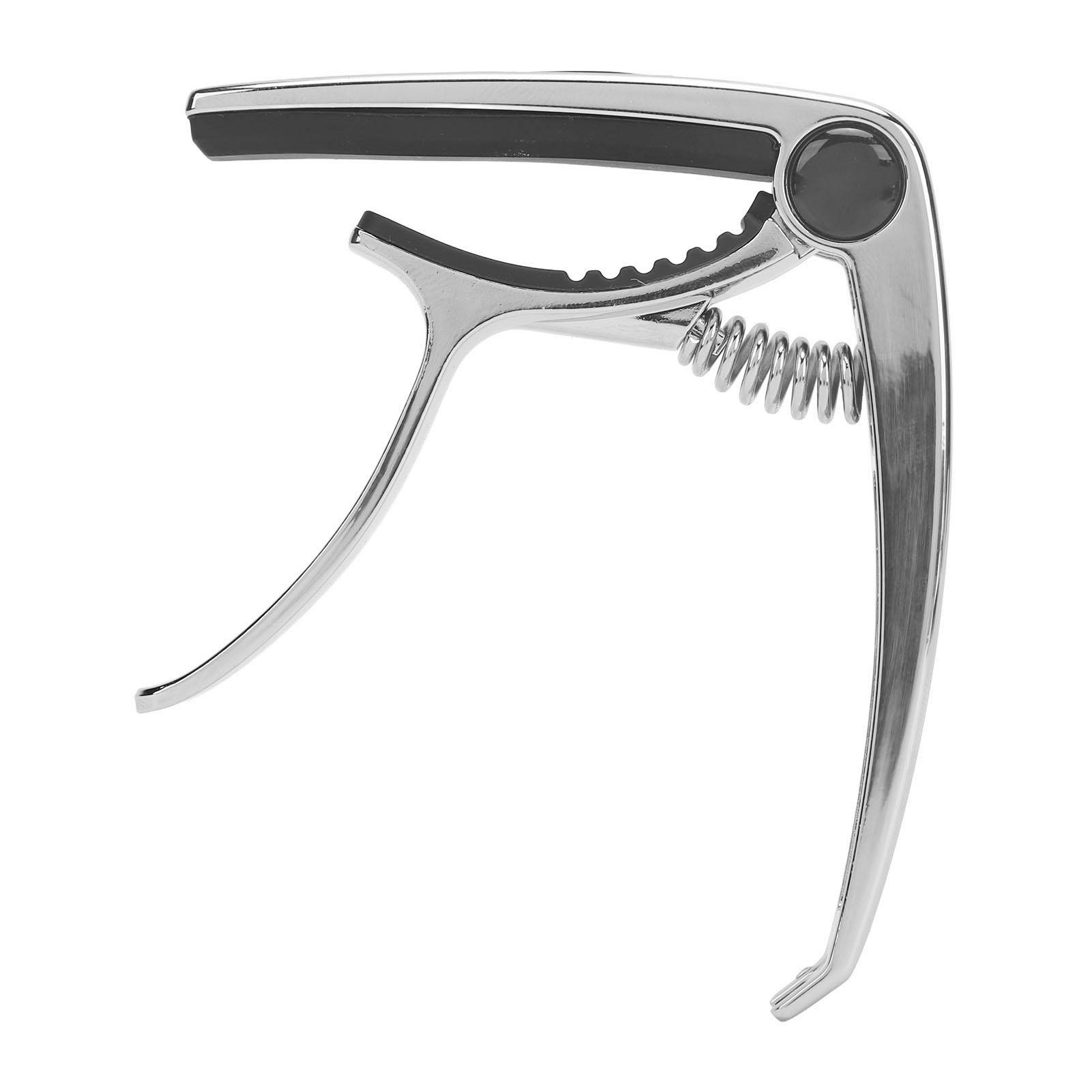 

Гитарный каподастр 3 в 1 многофункциональный цинковый сплав резиновая прокладка электрогитарный каподастр с медиатором для банджо