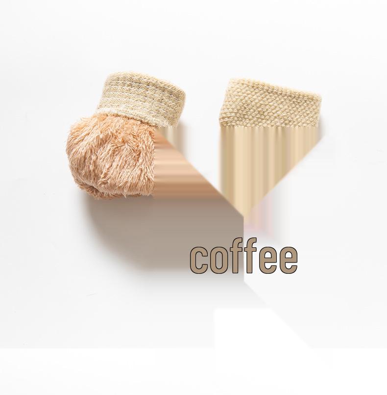 Women's Winter Velvet-Lined Touchscreen Knit Gloves - Cute, Thick, Korean Style, Cold-Proof