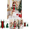 Christmas Party Stage Costume For Women With Polyester Material For Festive Events