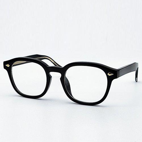 Lapeullolida Jazz Black Horn-Rimmed Glasses