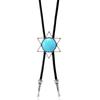 Bolo Tie Cowboy Costume Accessory for Men and Women Adjustable Length Vintage Metal Butterfly Pendant Necktie Necklace