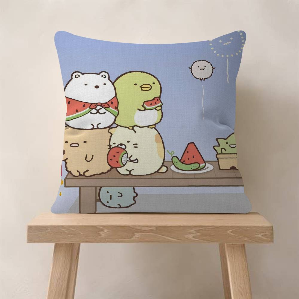 Cartoon Sumikko Gurashi Cool Cushion Cover x Polyester Sofa Cushions Decorative Throw Pillows Home Decoration Pillowcover