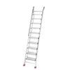 JINGGENG Household Aluminum Alloy Telescopic Attic Ladder