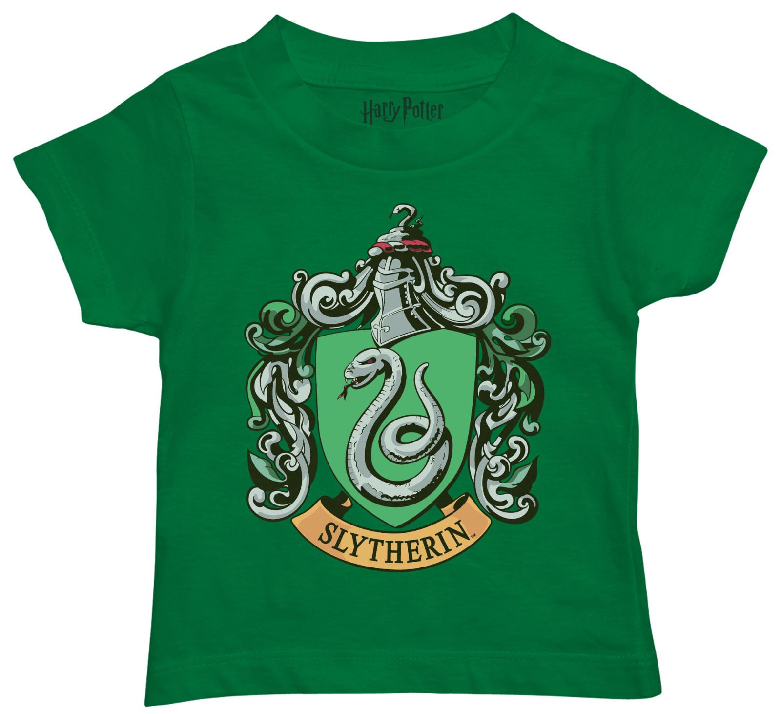 New Harry Potter Slytherin Crest Toddler Boys Green T-shirt XXXXL