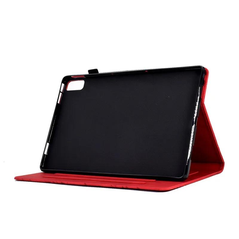 For Lenovo Tab M9 Tablet 2023 Cover 9.0 TB-310FU Wallet Coque For Lenovo Tab M9 9inch Case Card Slots PU Leather Etui+Stylus Pen