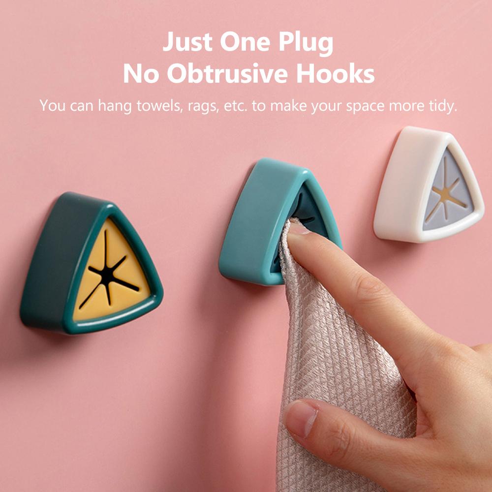 Xiaomi 3life Towel Plug Holder Punch Free Silica Gel Bathroom Organizer Rack Towels Storage Wash Cloth Clip Bathroom Kitchen Accessories Tool