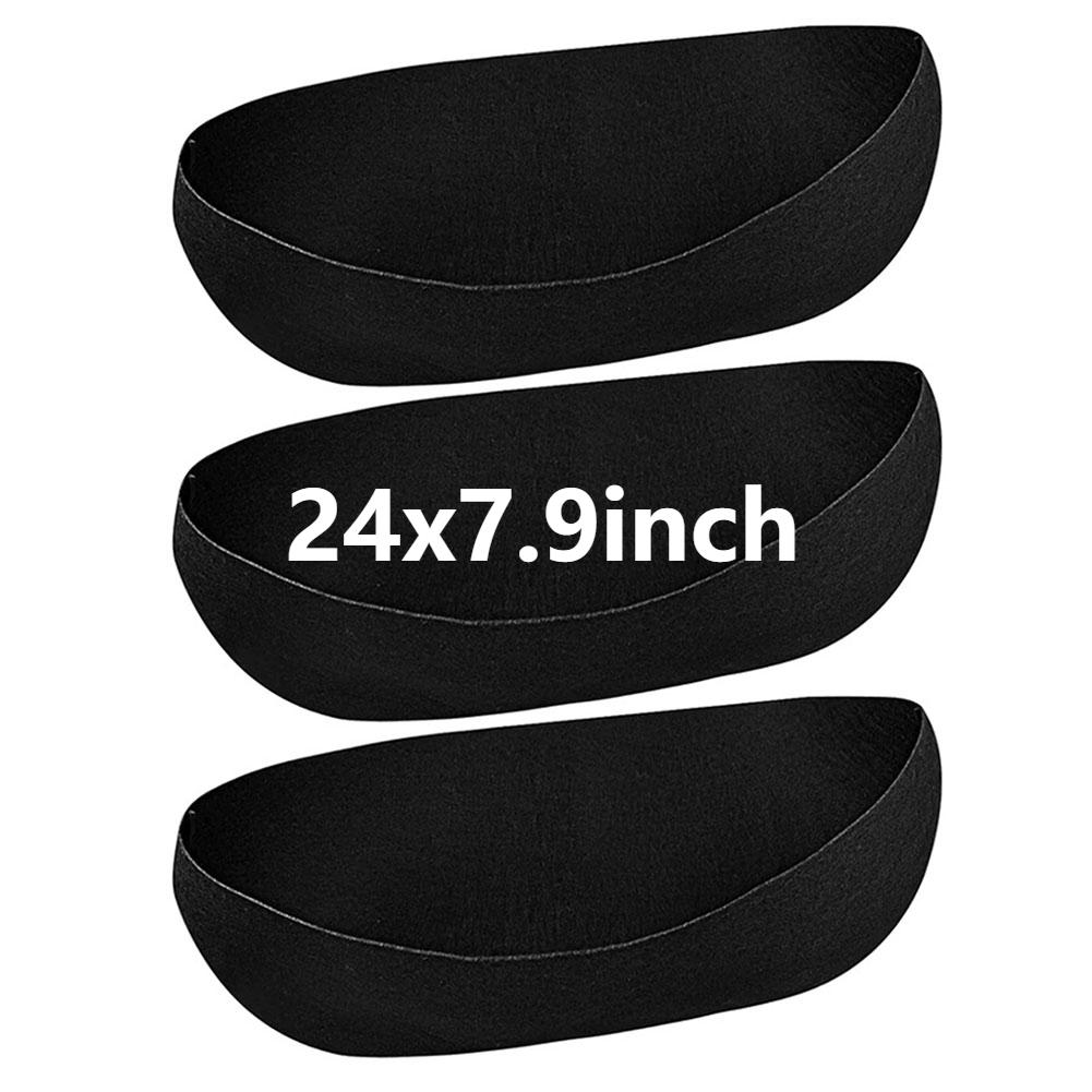 

24/30/36 inch Felt Trough Planter Liners Non-Woven Planter Liner Hanging Basket Liners Replacement Liners for Garden (3pcs)